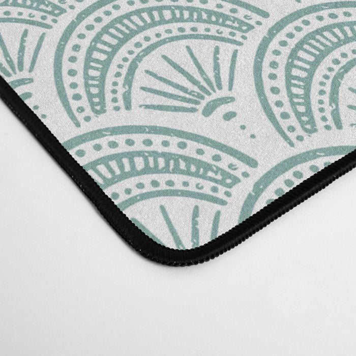 Coastal Deco . Teal Desk Mat Gallery Image 4