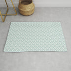 Coastal Deco . Teal Rug Gallery Image 1