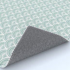 Coastal Deco . Teal Rug Gallery Image 4