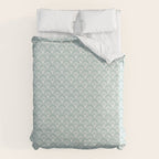 Coastal Deco . Teal Duvet Cover Gallery Image 6