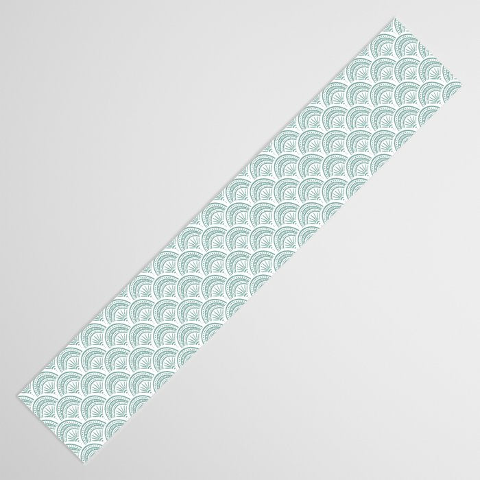 Coastal Deco . Teal Table Runner Gallery Image 3