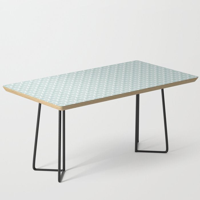 Coastal Deco . Teal Coffee Table Gallery Image 1
