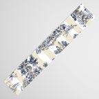 Toile de Jouy Vintage French Lovers Beige Cream & White Stripe Table Runner Gallery Image 3