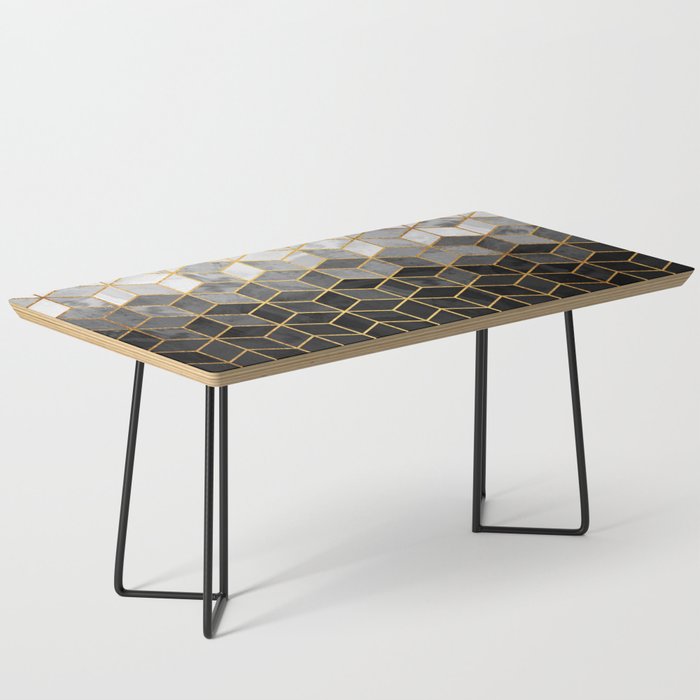 Black and White Gradient Cubes Coffee Table Gallery Image 1