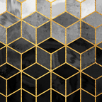 Black and White Gradient Cubes Coffee Mug Gallery Image 2