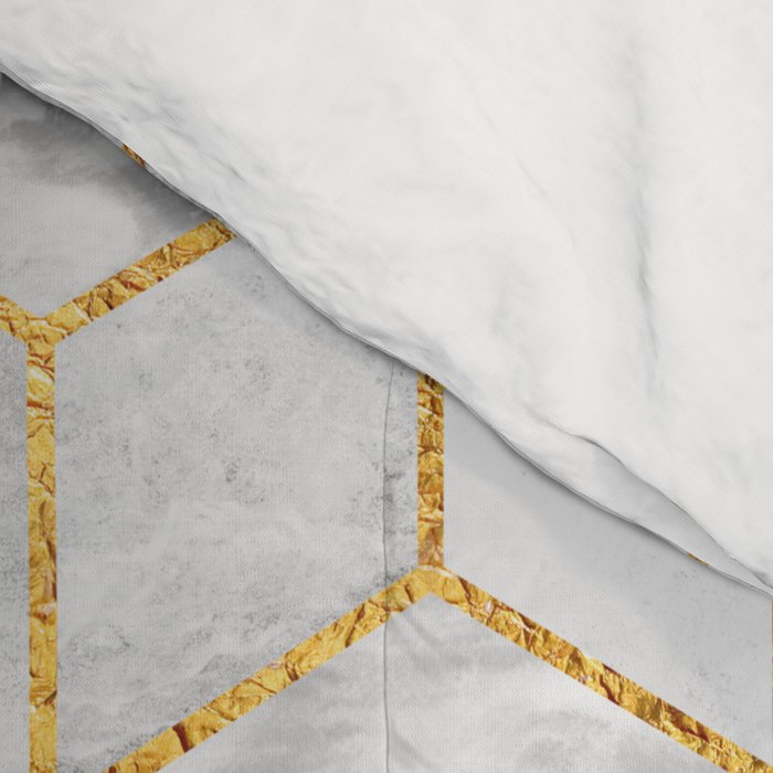 Black and White Gradient Cubes Comforter Gallery Image 4
