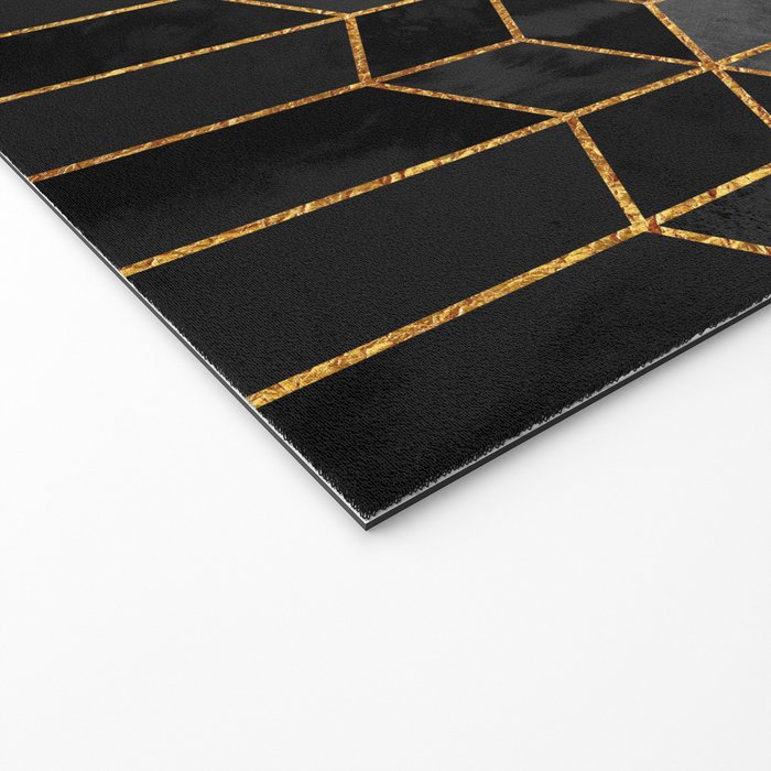 Black and White Gradient Cubes Welcome Mat Gallery Image 2