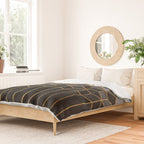 Black and White Gradient Cubes Duvet Cover Gallery Image 2