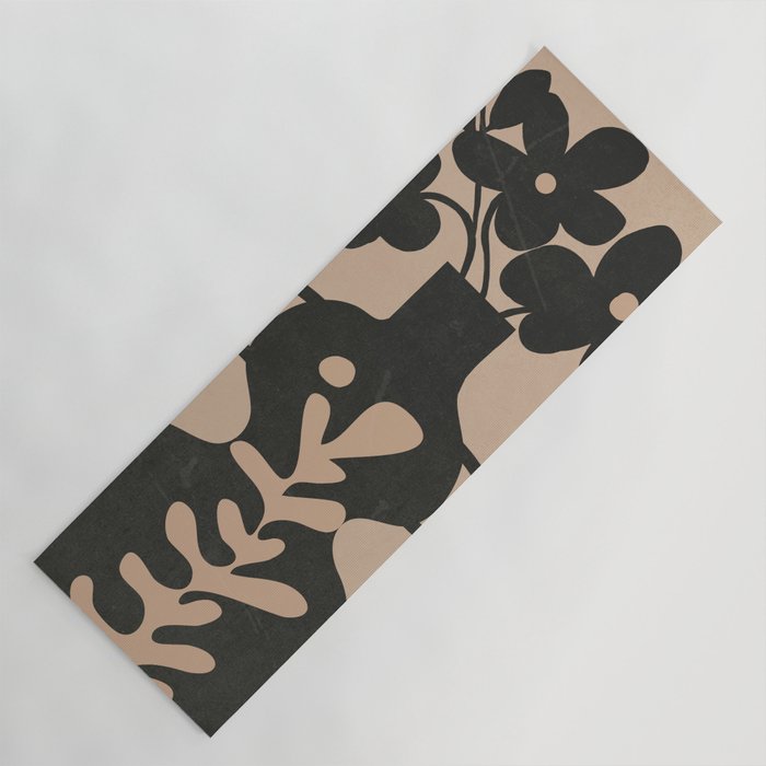 Floral Silhouette 6 Yoga Mat Gallery Image 1