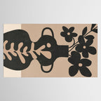 Floral Silhouette 6 Tablecloth Gallery Image 2