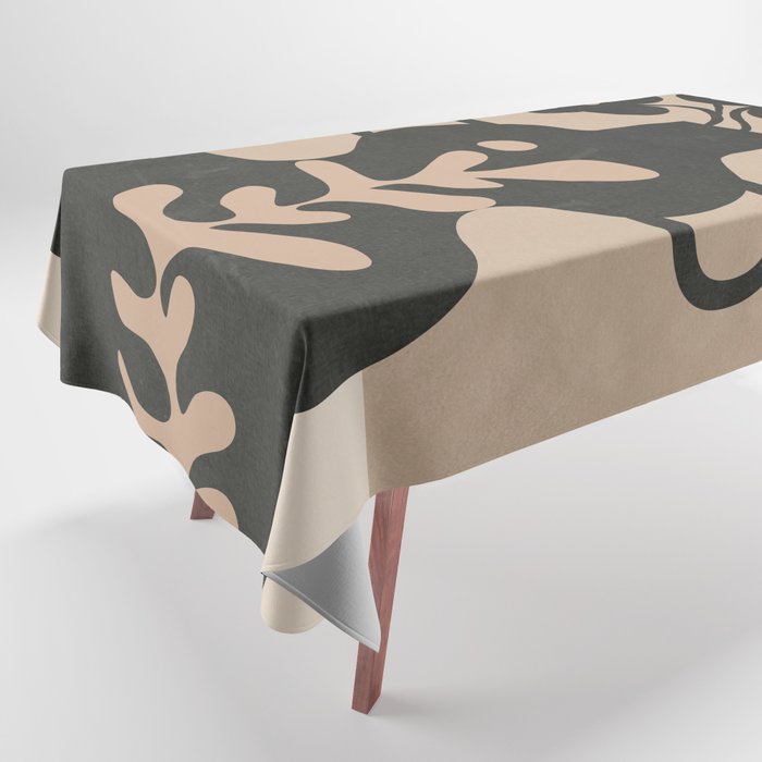 Floral Silhouette 6 Tablecloth Gallery Image 1