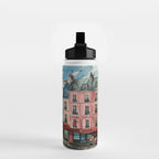 Paris Illustration Water Bottle Gallery Image 2