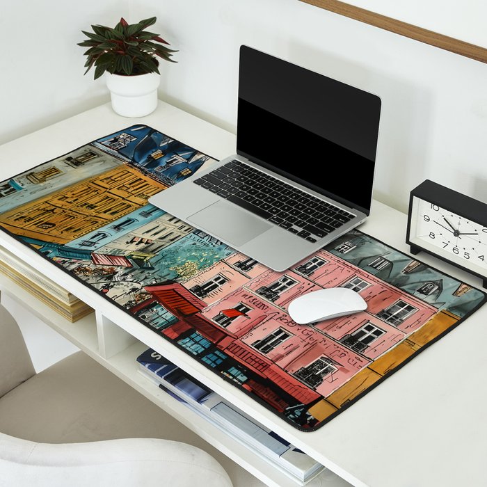 Paris Illustration Desk Mat Gallery Image 2