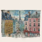 Paris Illustration Wall Hanging Gallery Image 1