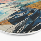 Paris Illustration Bath Mat Gallery Image 3