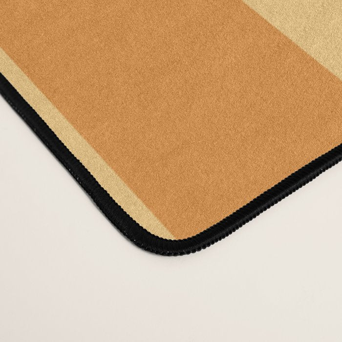 Mid Century Modern Modtastic Geometric Abstract Pattern Tangerine Orange Yellow Desk Mat Gallery Image 4