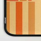 Mid Century Modern Modtastic Geometric Abstract Pattern Tangerine Orange Yellow Laptop Sleeve Gallery Image 3