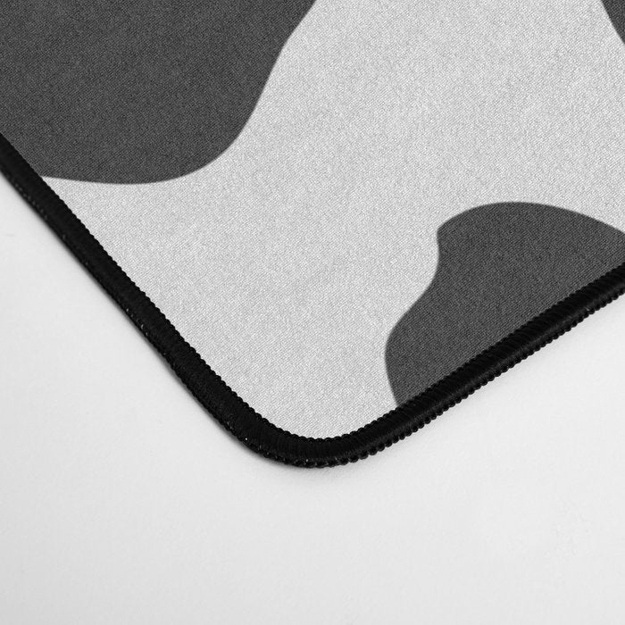 Black and White Cow Print Desk Mat Gallery Image 4