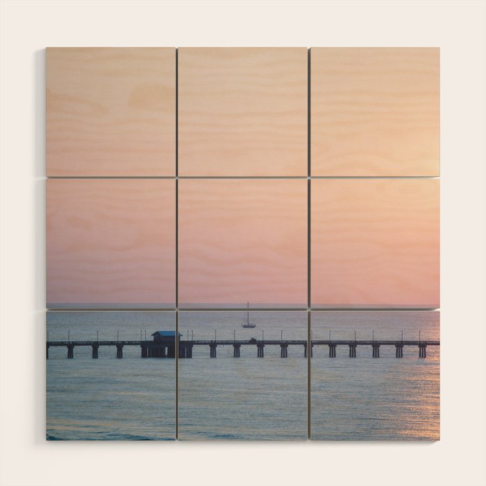 Morning Sail x Florida Coast Wood Wall Art Gallery Image 1