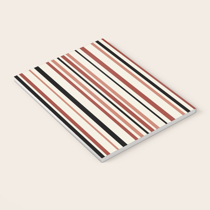 Classic Stripes XI - Neutral Pink Notebook Gallery Image 3