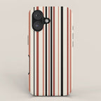 Classic Stripes XI - Neutral Pink iPhone Case Gallery Image 1