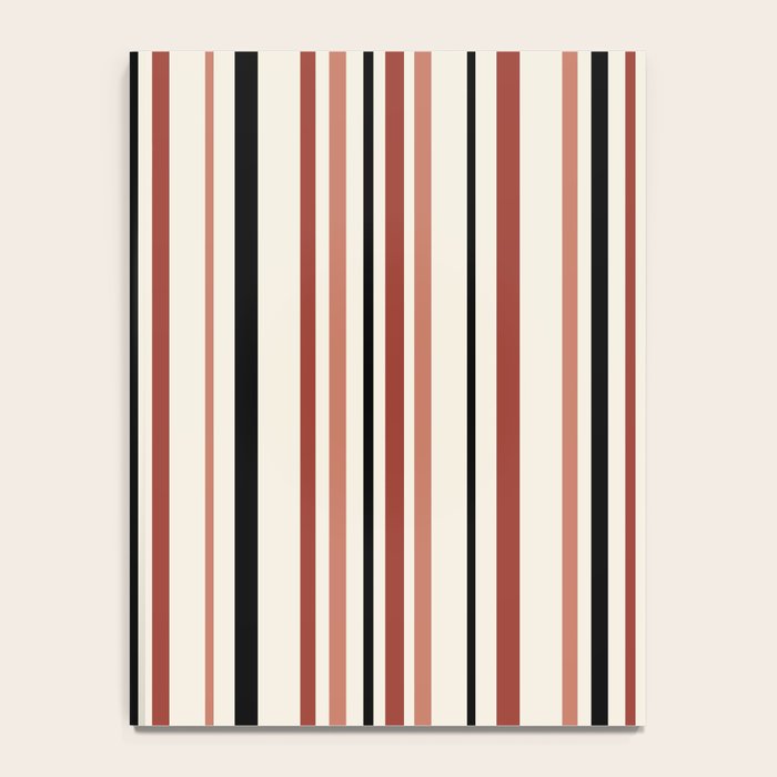 Classic Stripes XI - Neutral Pink Notebook Gallery Image 4
