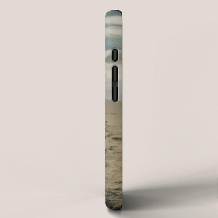 the beach umbrella - ocean sea travel photograph iPhone Case Gallery Image 2