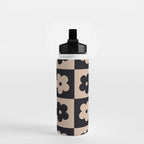 Bloom Check Tan Water Bottle Gallery Image 2