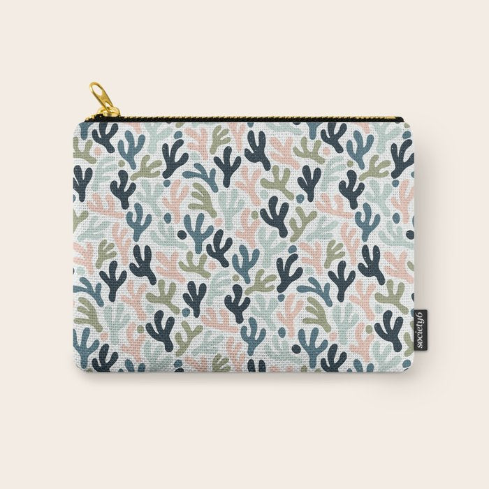 Abstract Corals Carry All Pouch Gallery Image 1