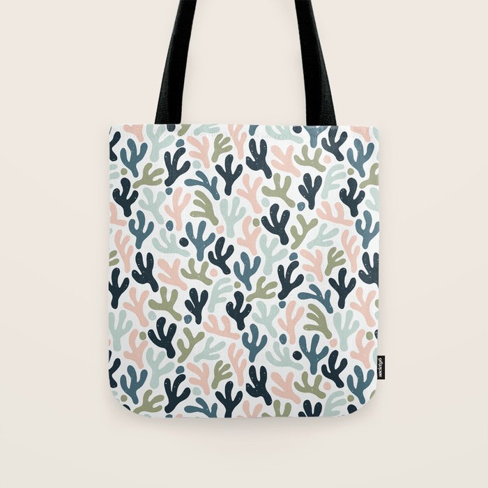 Abstract Corals Tote Bag Gallery Image 1