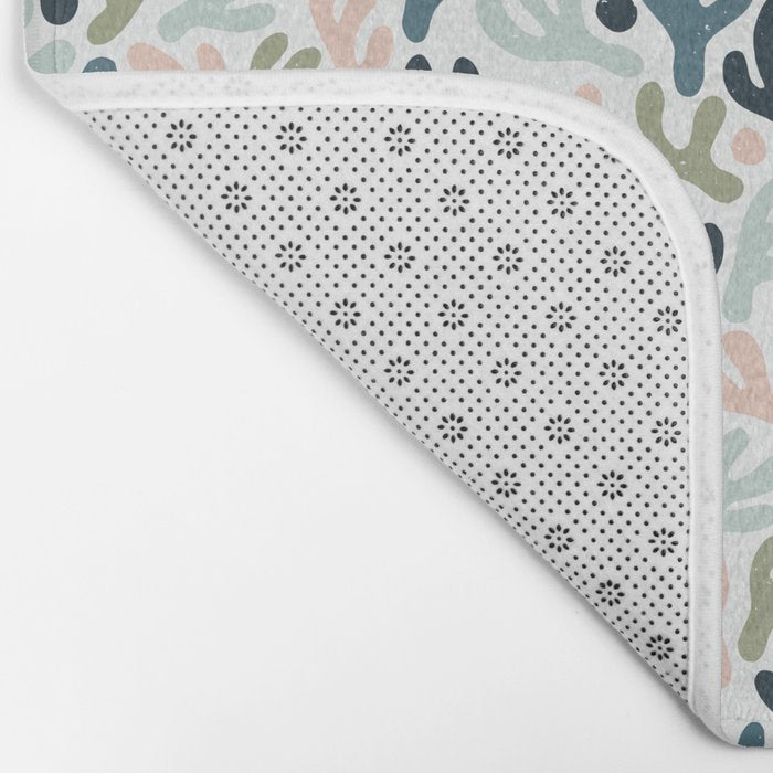 Abstract Corals Bath Mat Gallery Image 2