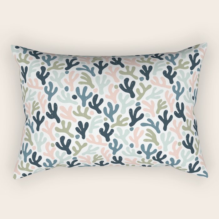 Abstract Corals Rectangular Pillow Gallery Image 2