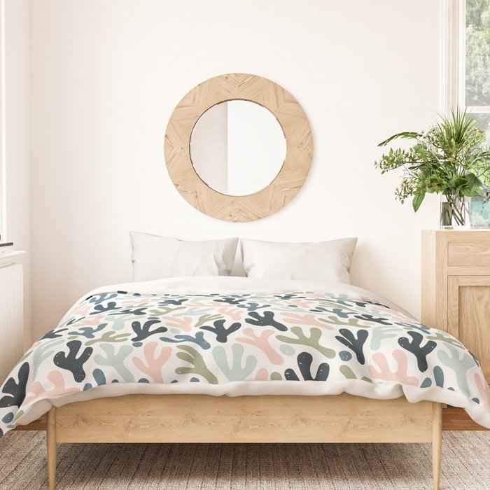 Abstract Corals Duvet Cover Gallery Image 3