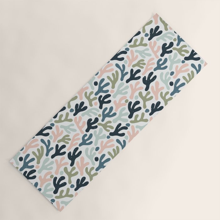 Abstract Corals Yoga Mat Gallery Image 1