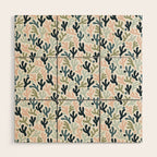 Abstract Corals Wood Wall Art Gallery Image 1