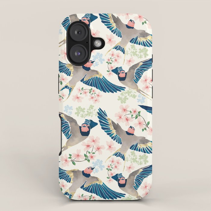 Swallows New Beginning II iPhone Case Gallery Image 1