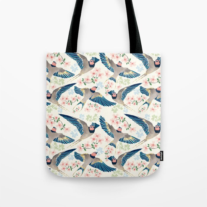 Swallows New Beginning II Tote Bag Gallery Image 1
