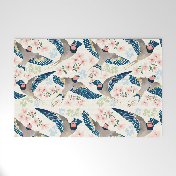 Swallows New Beginning II Welcome Mat Gallery Image 1