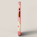 Blush Pink 60s 70s Vintage Flower Power Floral Pattern iPhone Case Gallery Image 2