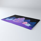 Merry christmas tree worm Rug Gallery Image 3