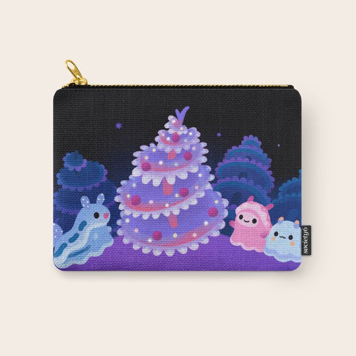 Merry christmas tree worm Carry All Pouch Gallery Image 1