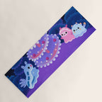 Merry christmas tree worm Yoga Mat Gallery Image 1