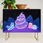 Merry christmas tree worm Credenza Gallery Image 1