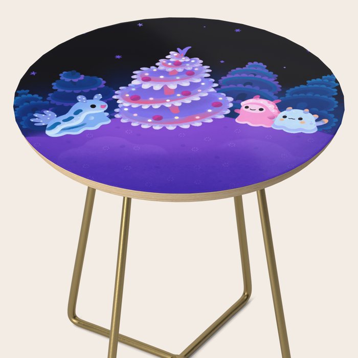 Merry christmas tree worm Side Table Gallery Image 2