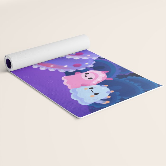 Merry christmas tree worm Yoga Mat Gallery Image 2