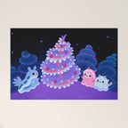 Merry christmas tree worm Welcome Mat Gallery Image 1
