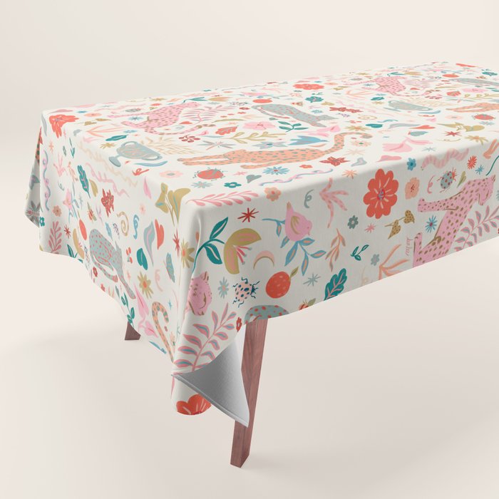 Boho Jungle Tablecloth Gallery Image 1