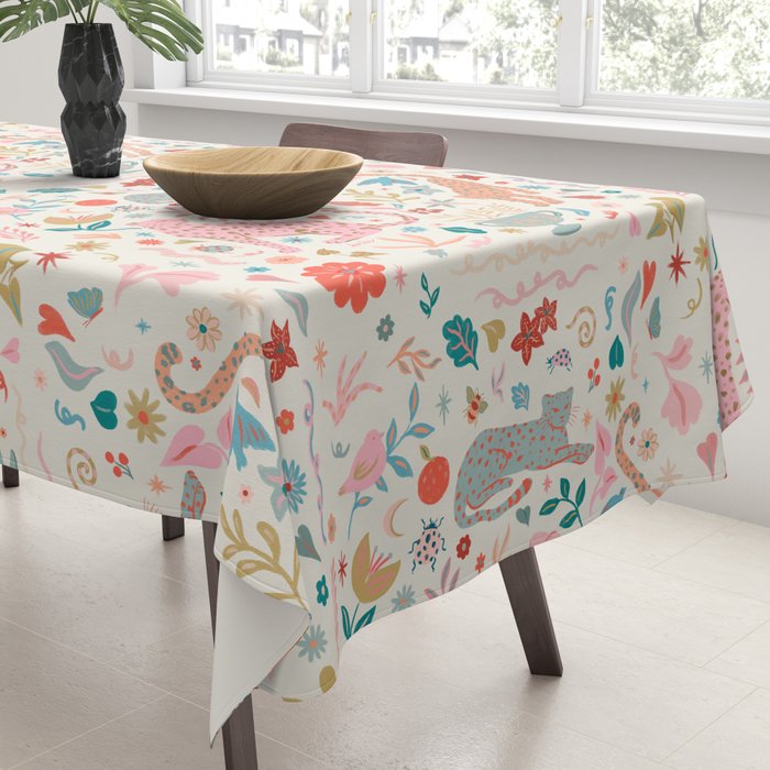 Boho Jungle Tablecloth Gallery Image 3