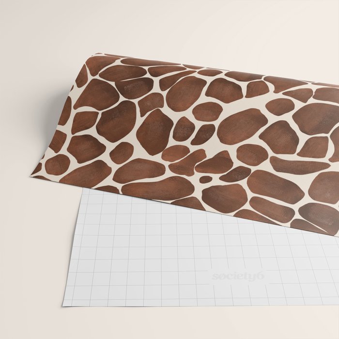 Modern giraffe print Wrapping Paper Gallery Image 2