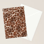 Modern giraffe print Stationery Card Gallery Image 2